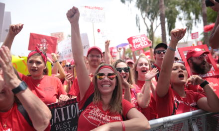 Teachers Stage a Bold Protest that Scores National Attention
