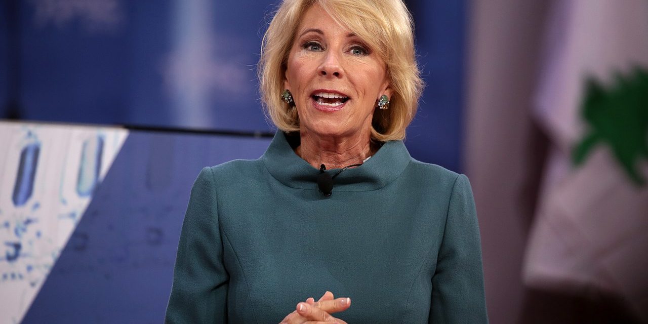 How Betsy DeVos Is Using the Pandemic to Get What She Wants